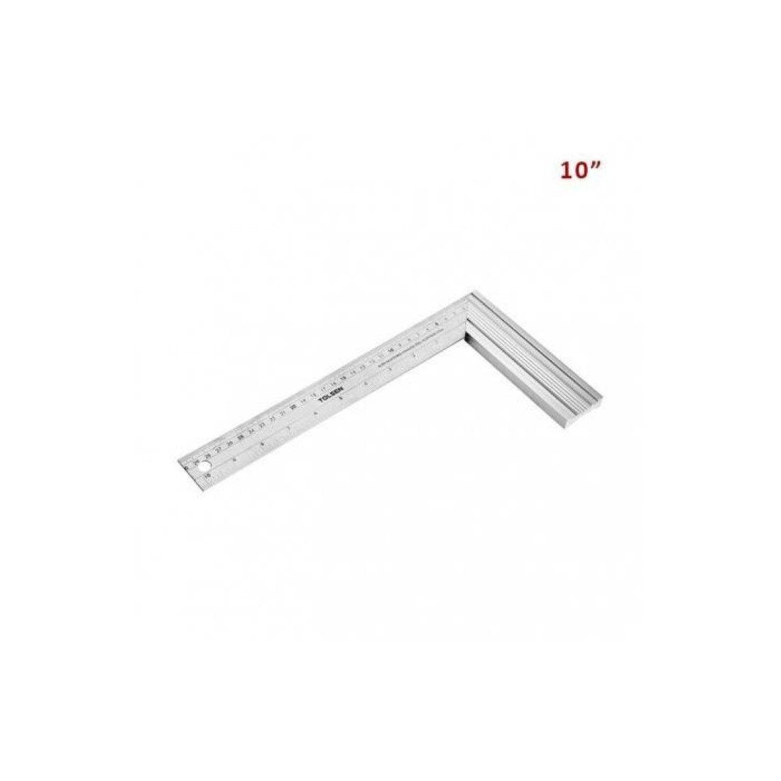 Escuadra Carpintero Aluminio 250mm/10  Tolsen-0