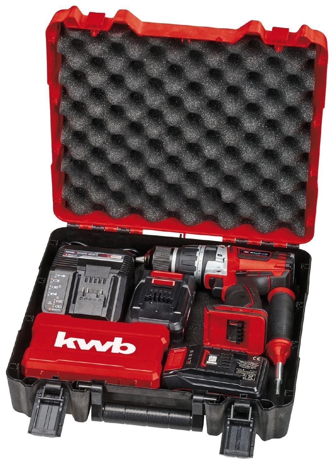 Taladro Percutor Inalám. Brushless 18V 2 Baterías Einhell-2