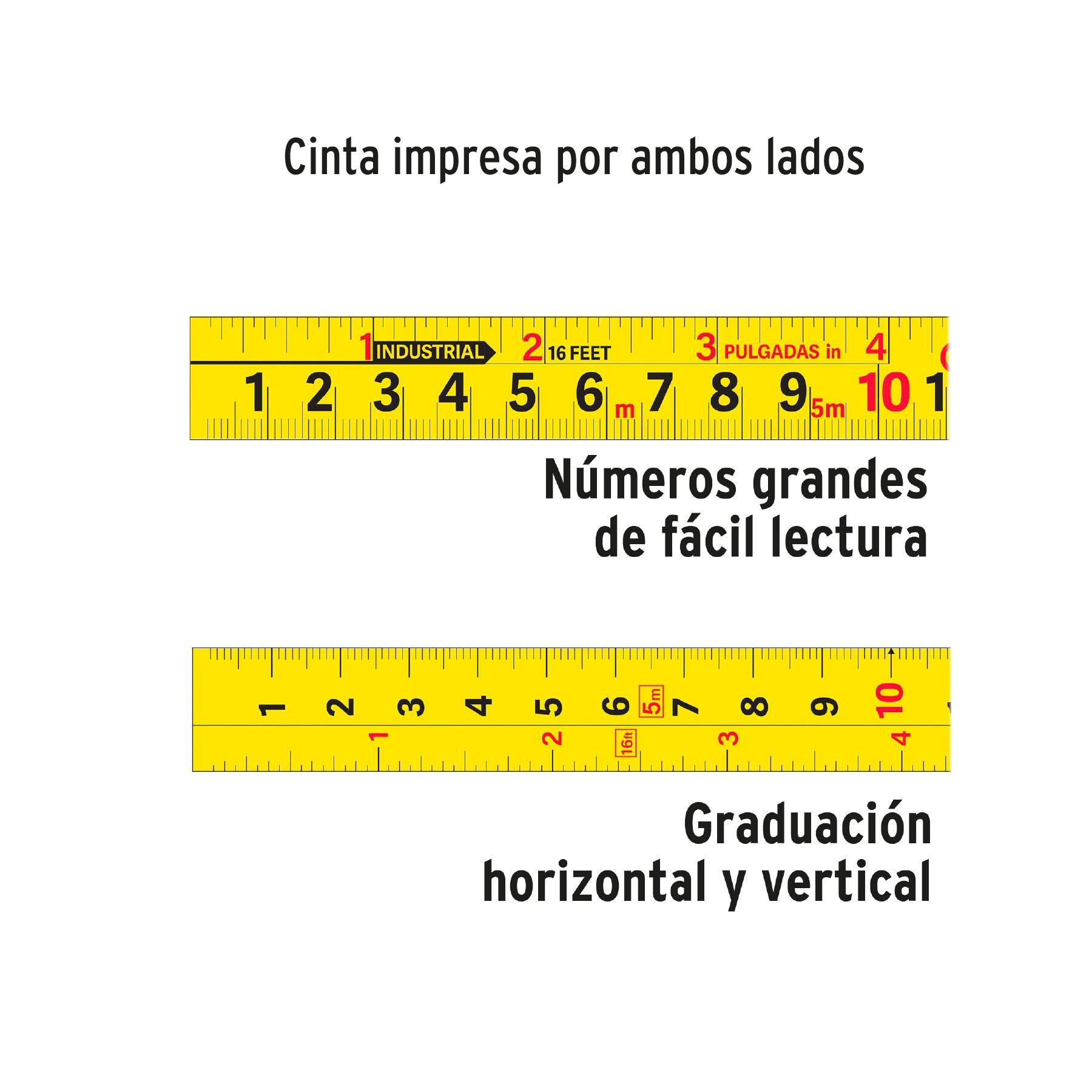 Huincha de medir contra impacto 8mts - Truper-3