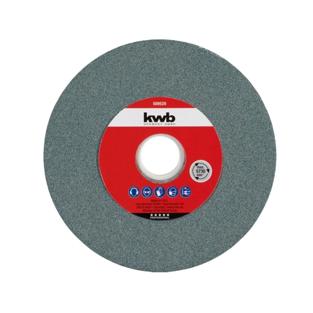 Piedra Abrasiva para Esmeril de Banco 200x25mm Grano 80 - KWB-0