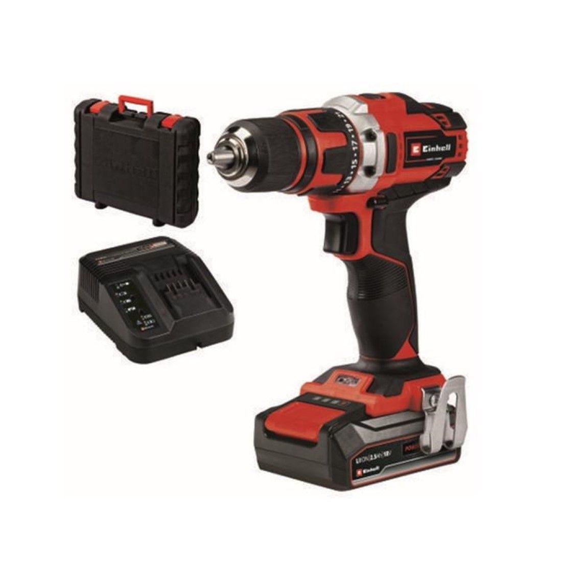 Taladro Atornillador Inalámbrico 18v Expert Pxc Einhell-0