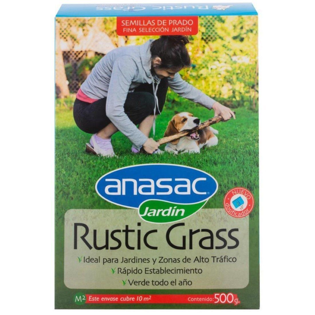 Semillas De Pasto Mezcla Rustic Grass 500grs Anasac-0