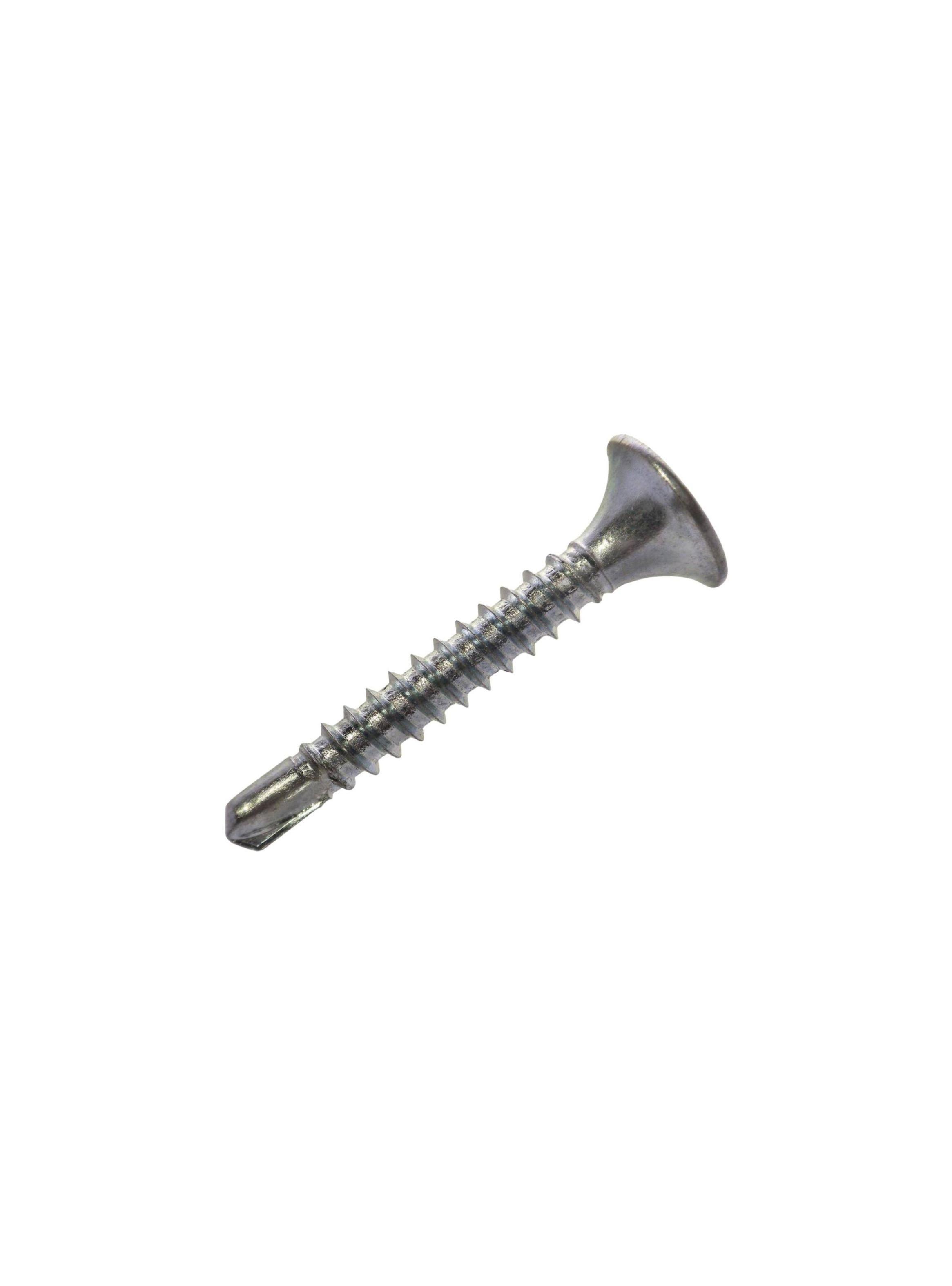 Tornillo Volcanita Zinc Hilo Fino Punta Broca #6x2.1/2 100u-0