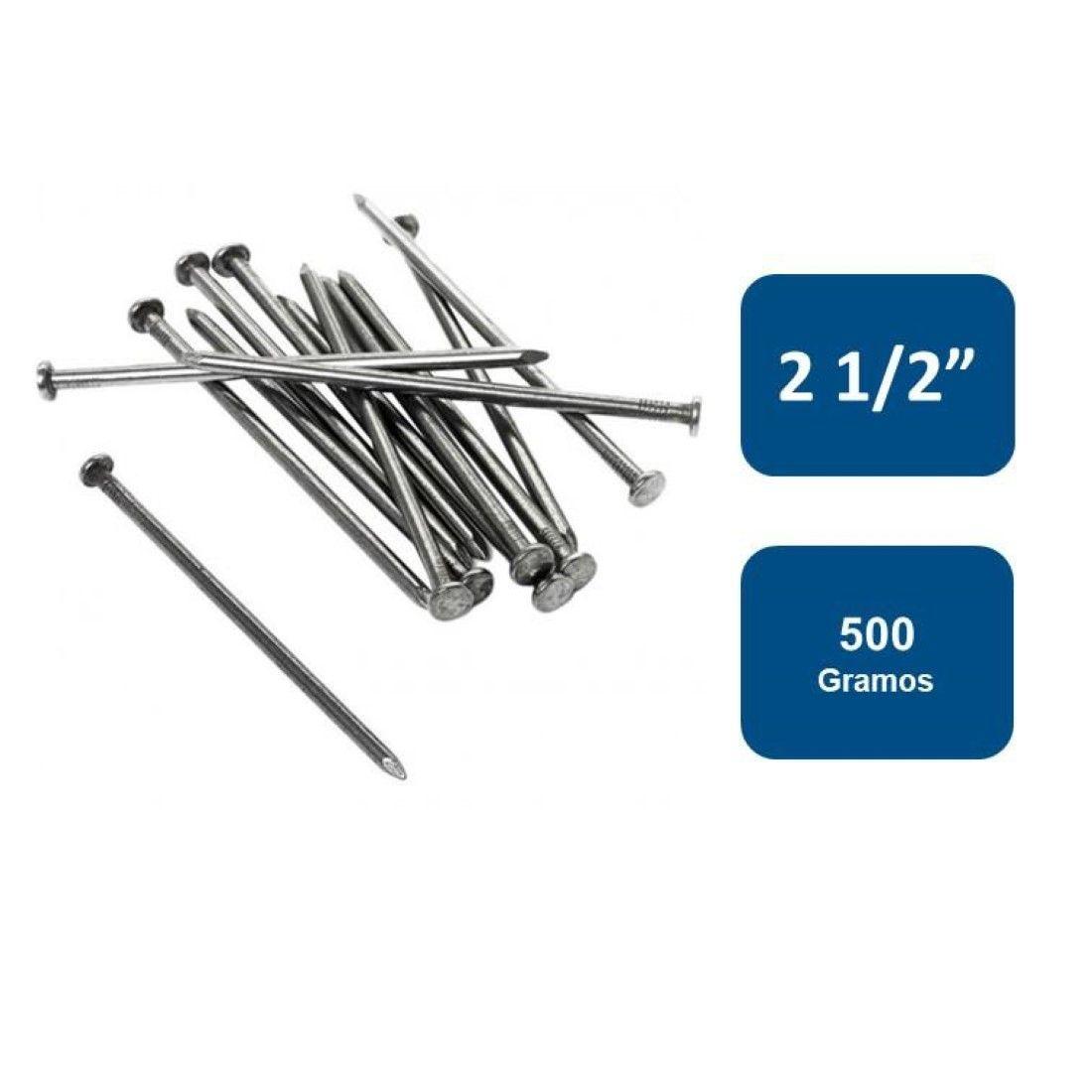 Caja Clavos Corriente 2.1/2  500grs-0