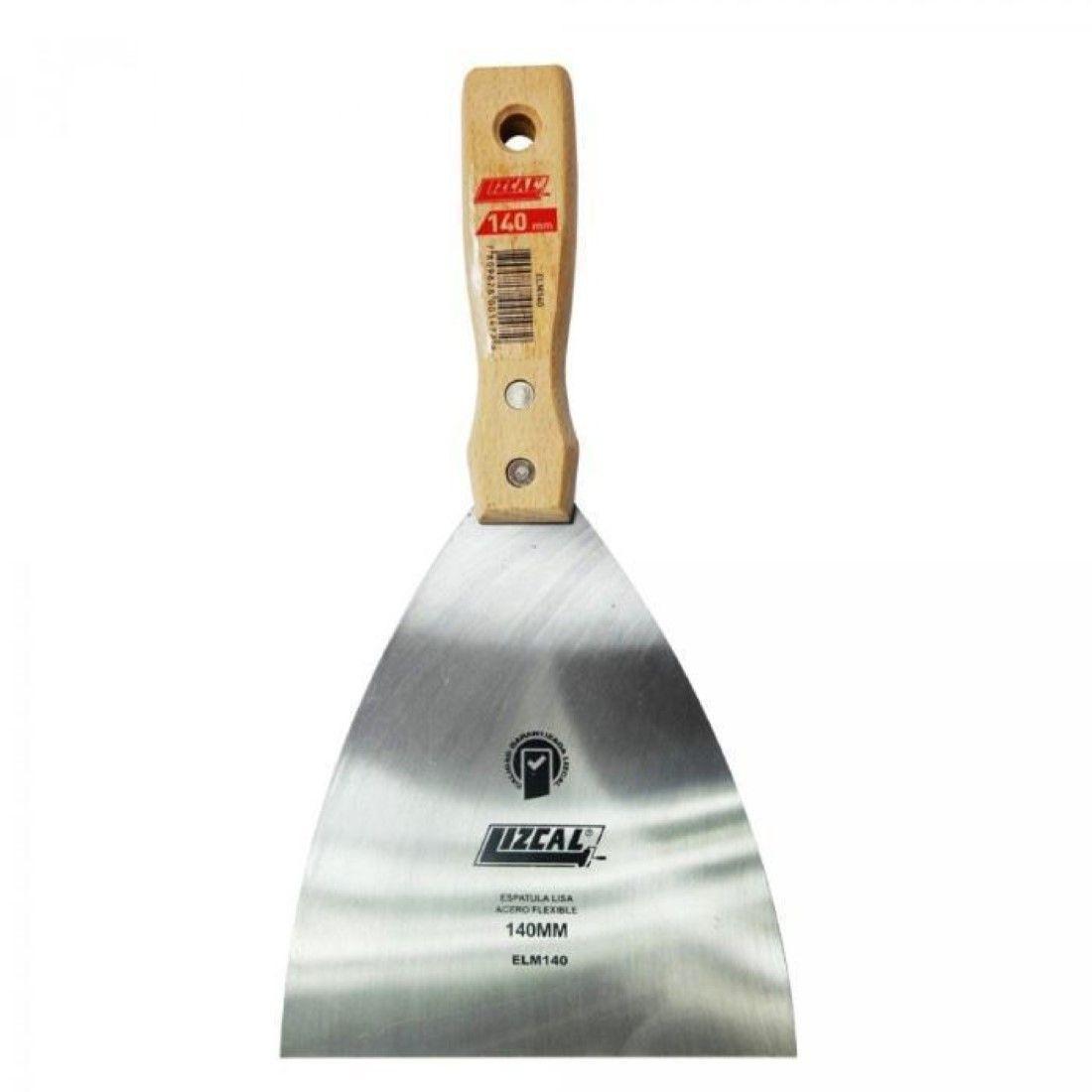Espátula Metal Lisa 140mm Lizcal-0