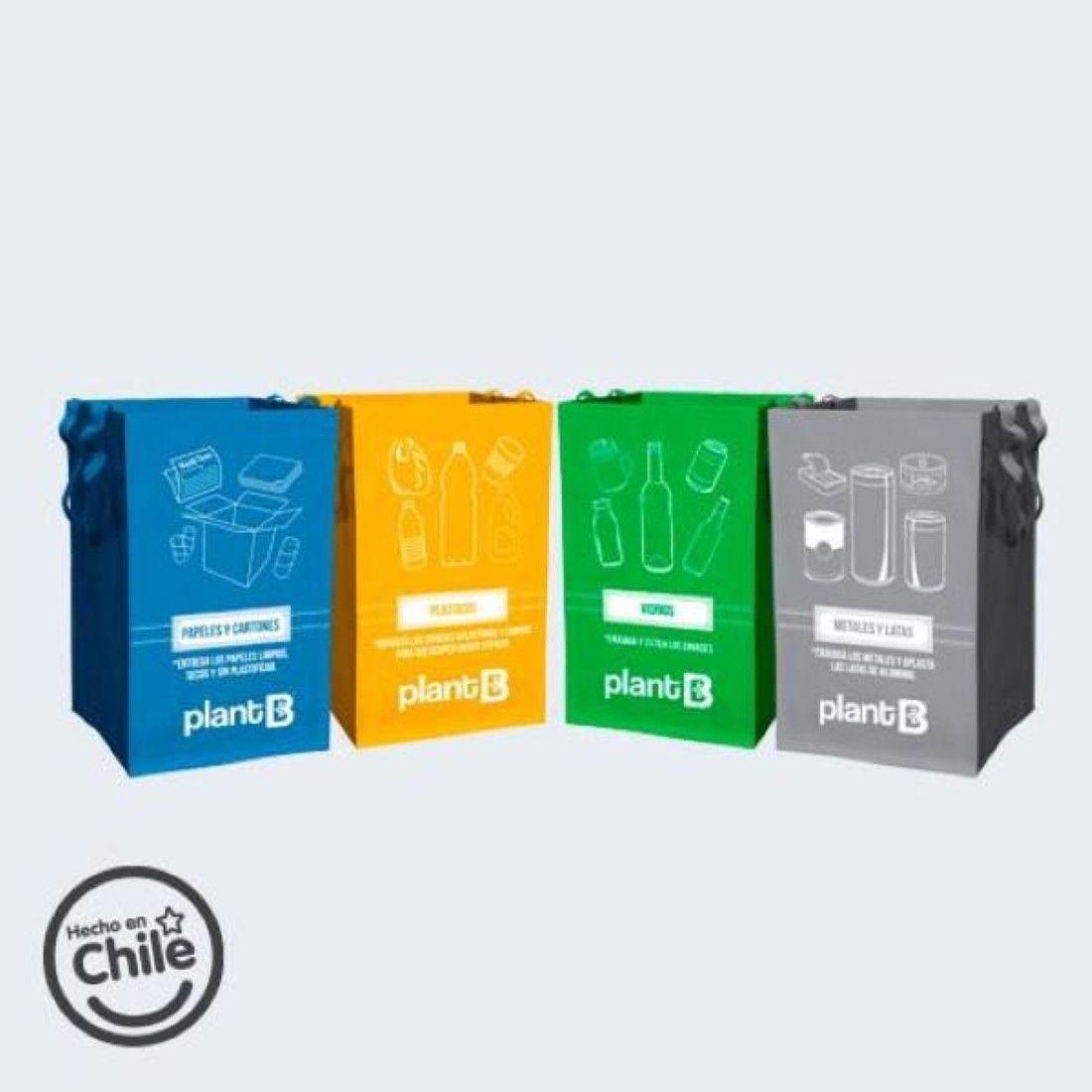 Kit De Bolsas Para Reciclaje 4un. Plant B-0