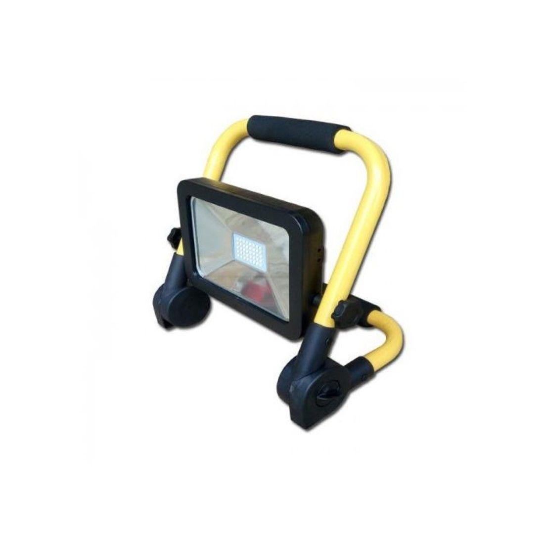 Foco Proyector Led Flatbat A Bateria 20w 6000k Globaltronics-0