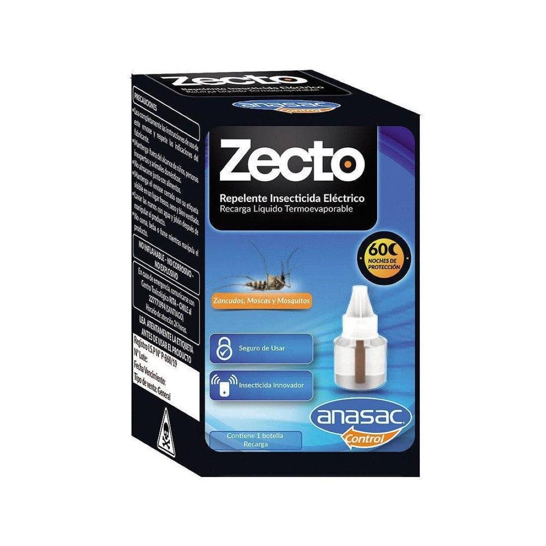 Zecto Insecticida Ahuyenta Mosquitos Líquido Repuesto-0