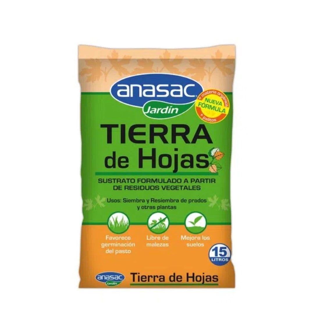 Tierra de Hojas 15lts Anasac-0