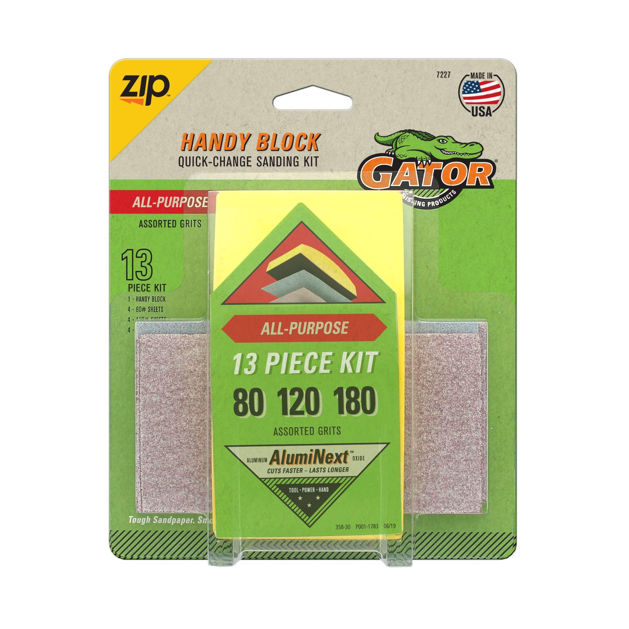 Kit de Lijado Rápido Multipropósito 12 hojas - Gator-0