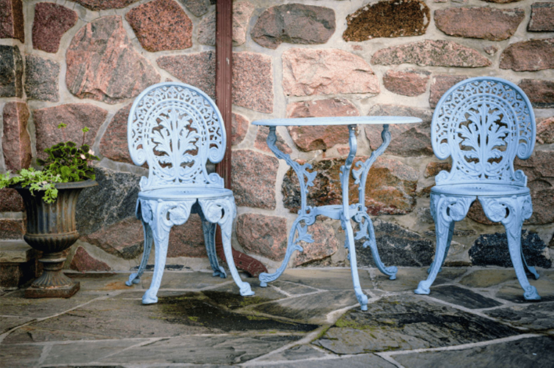 Pintura Chalked Tizada Exterior Azul Amanecer Rust Oleum-1