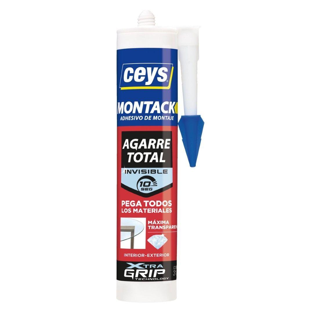 Adhesivo de Montaje Montack Transparente 315grs Ceys-0