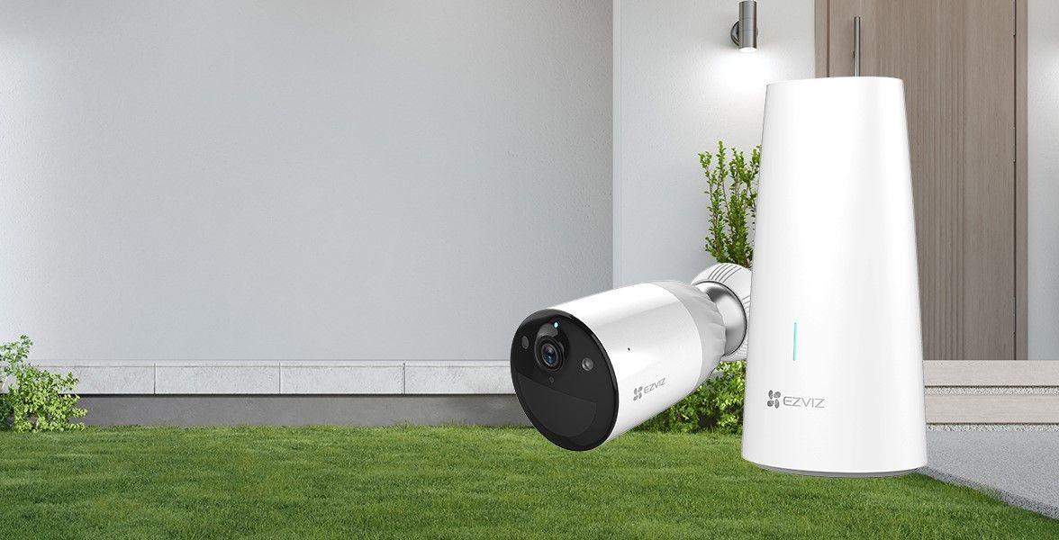 Kit Cámara De Seguridad A Batería Y Base Bc1-b1 Ezviz-1