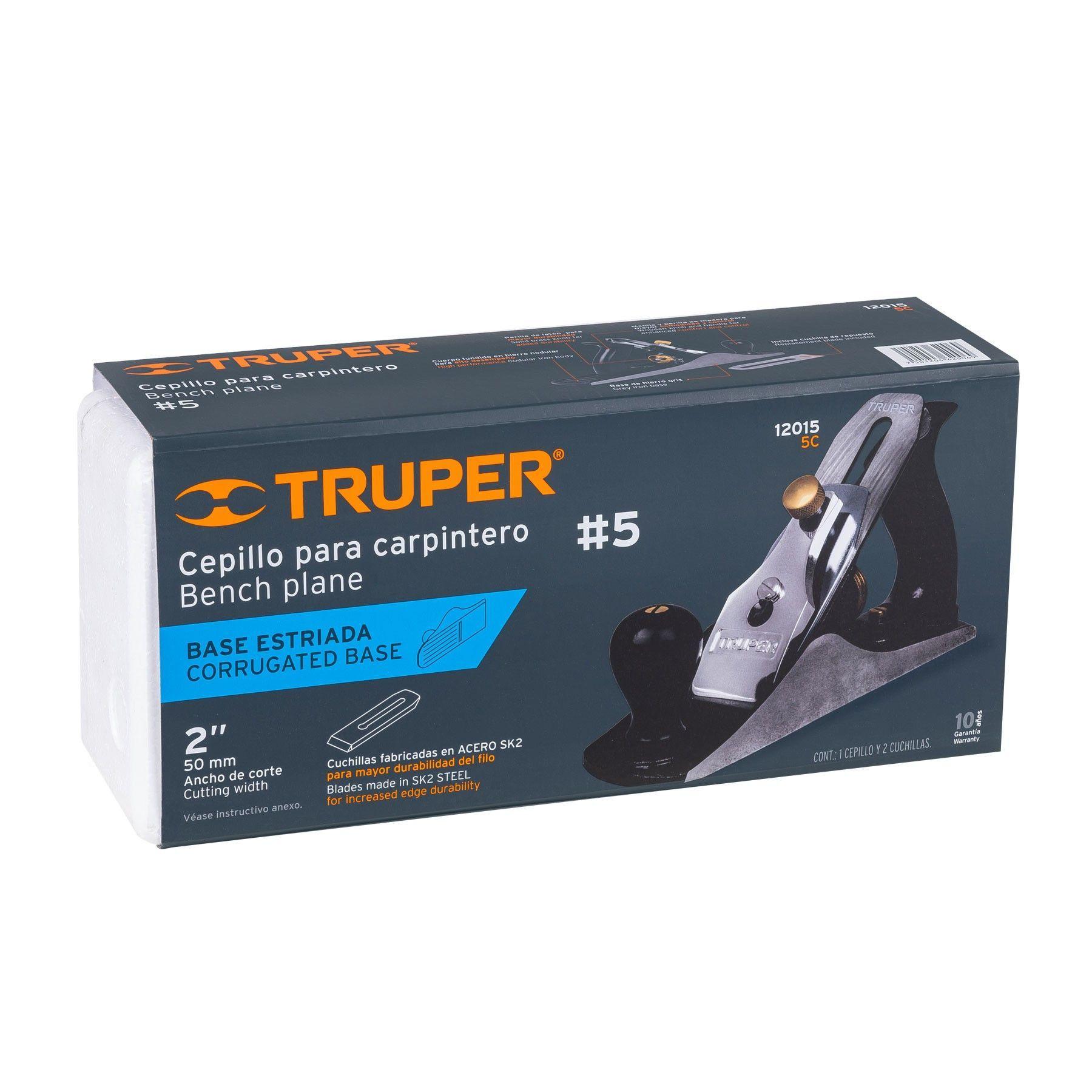 Cepillo corrugado para carpintero #5 - 2" Truper-3
