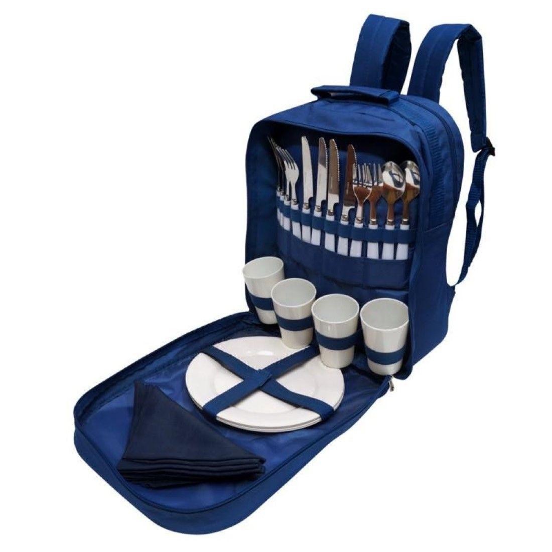 Set De Picnic Cooler Vila Lobos 4 Personas Ntk-0