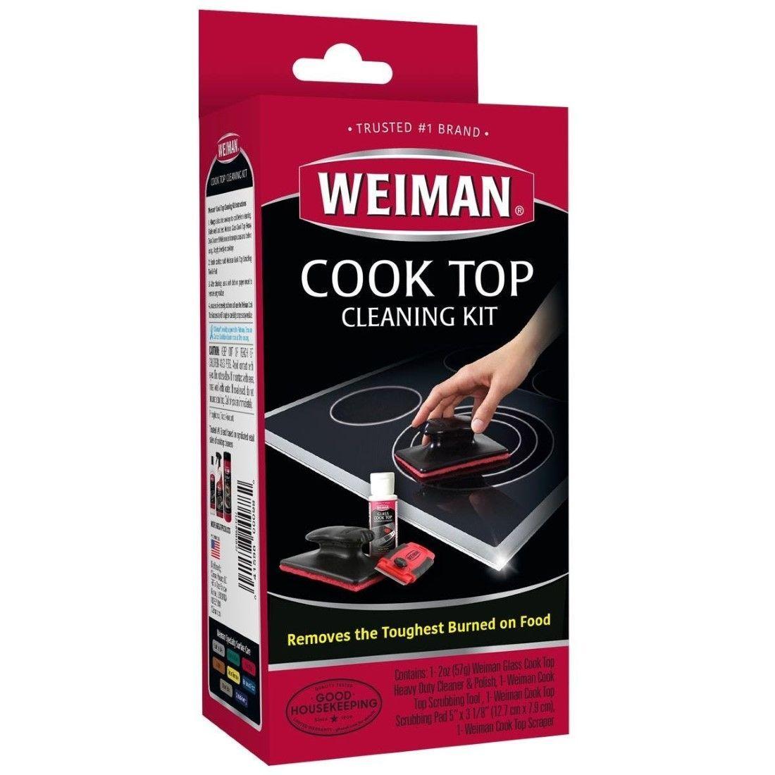 Kit de limpieza cocinas Vitrocerámicas 1 set Weiman-0
