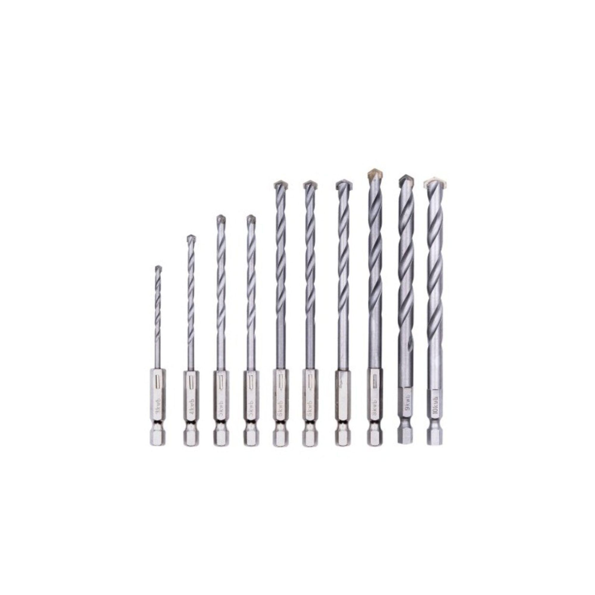 Brocas para Concreto Set 10un - KWB-2