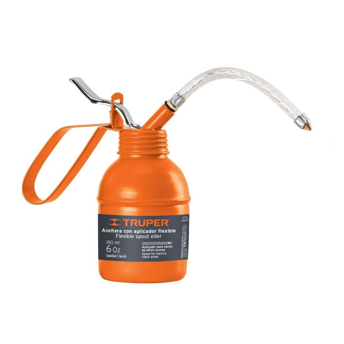 Aceitera de pipeta flexible 180ml Truper-0
