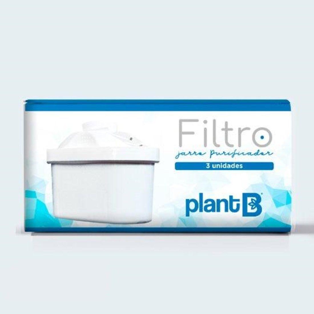 Filtros para Jarro Purificador de Agua 3un. Plant B-0