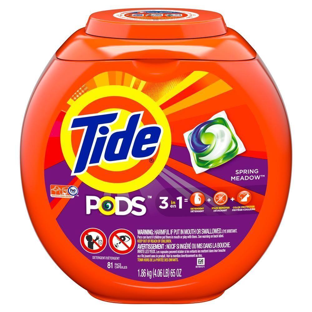 Detergente De Ropa Capsulas 3 En 1 Tide 81 Pods-1