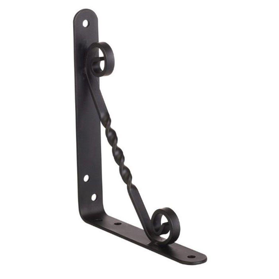Escuadra Rustica Acero Negro 150x125mm Lioi-0