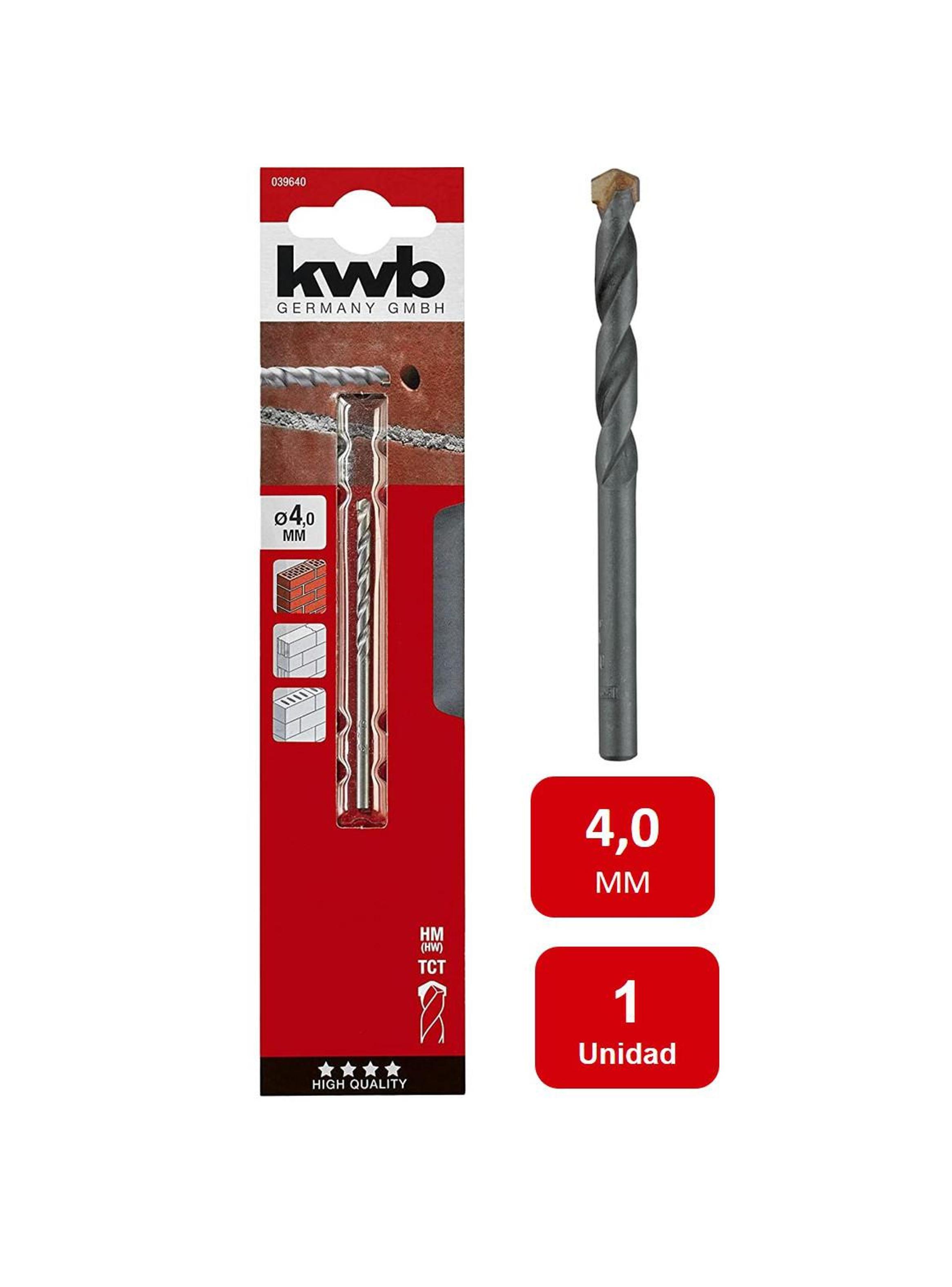 Broca Para Concreto 4mm Kwb-0
