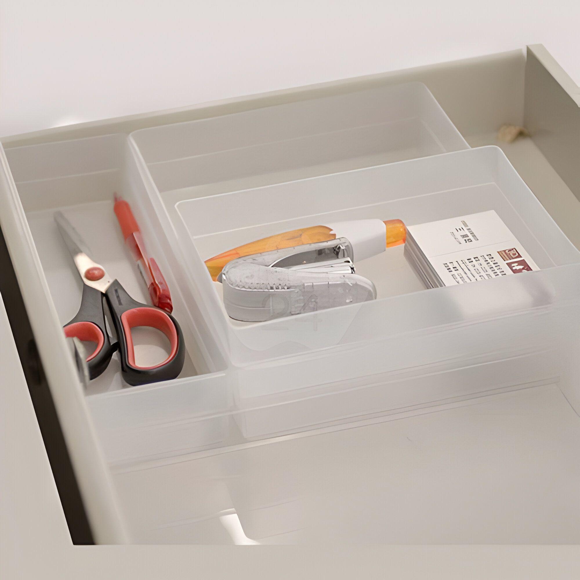Caja organizadora translucida apilable Baja 260x90x45mm - Livinbox-2