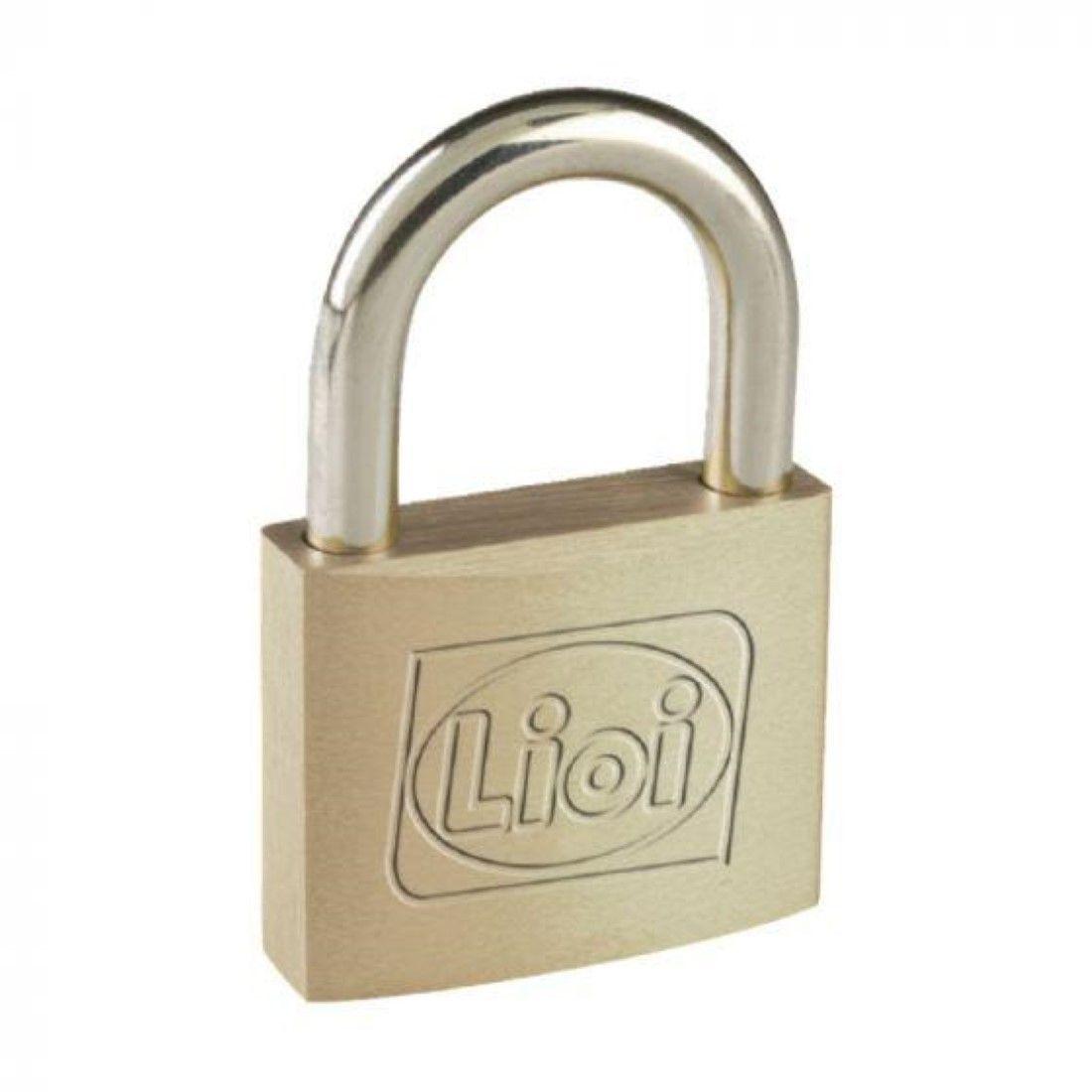 Candado De Bronce Pulido 30mm Lioi-0