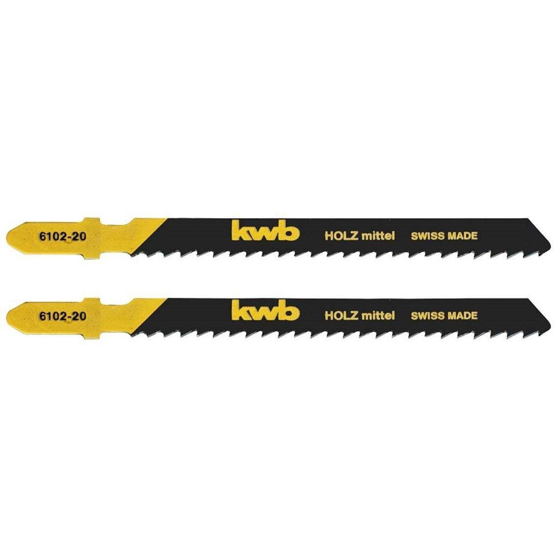 Hojas de sierra caladora para madera TE111C 2un KWB-1