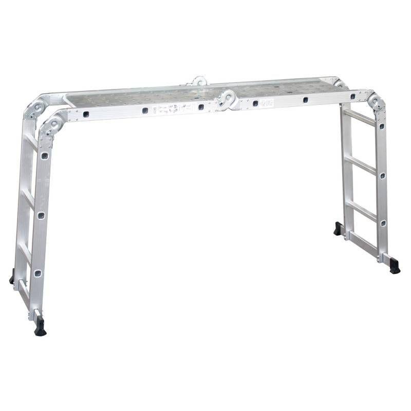 Escalera Articulada 4x3 Peldaños Rackexpress-4