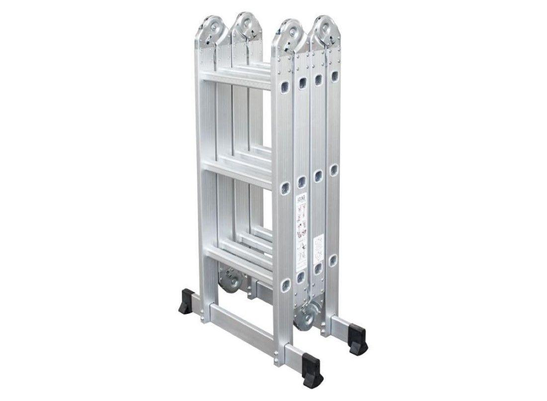 Escalera Articulada 4x3 Peldaños Rackexpress-0