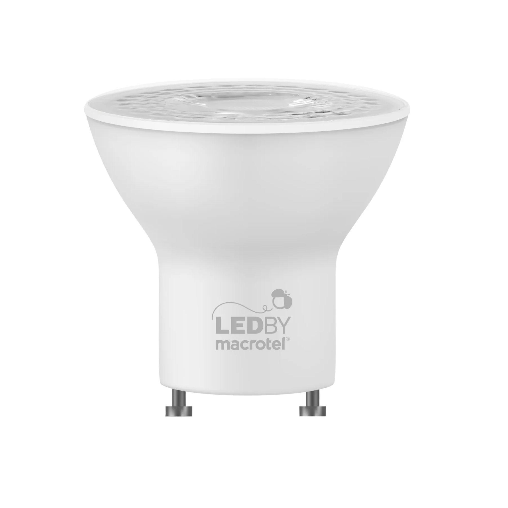 Ampolleta Led GU10 luz fría 6500K 6W - Macrotel-1