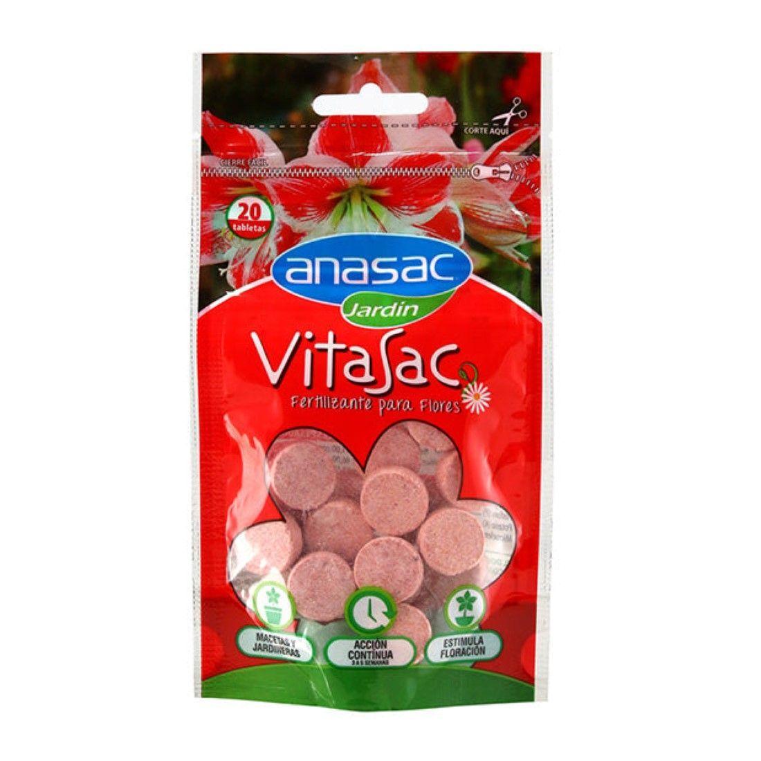 Fertilizante Vitasac Flores 20 pastillas Anasac-0