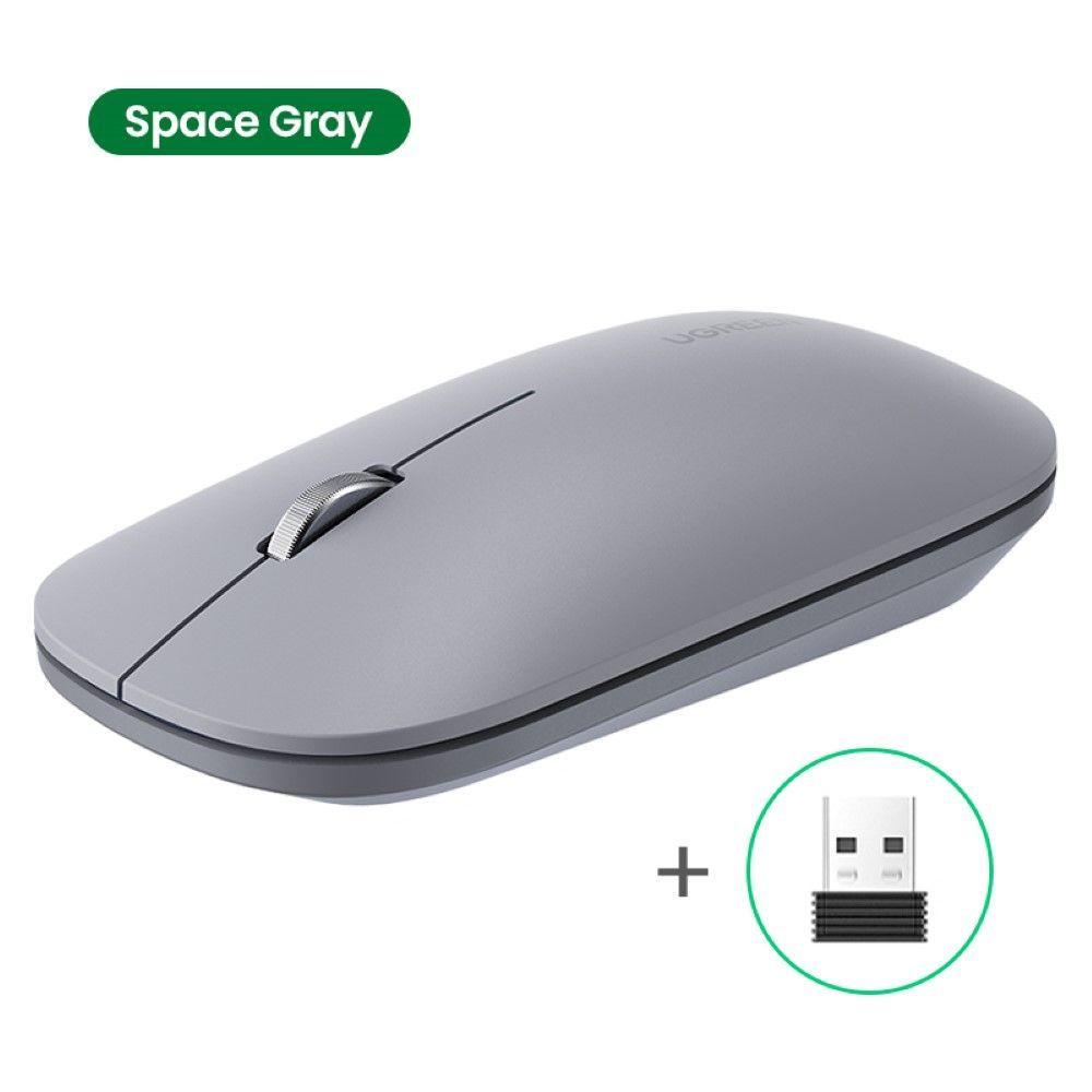 Mouse inalámbrico slim modelo MU001 Gris Ugreen-1