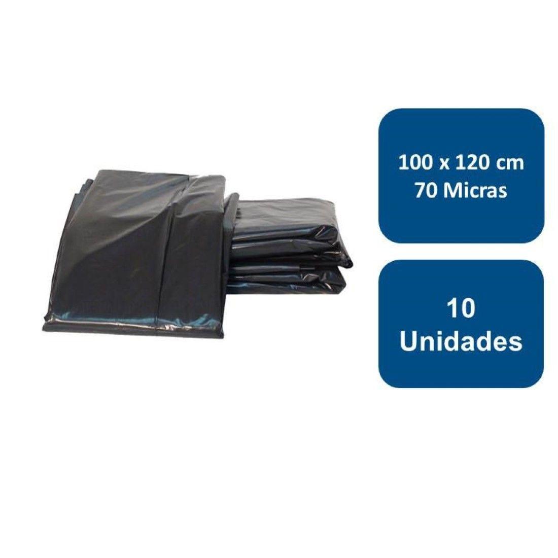 Bolsas Para Basura Industrial 100x120cms 70 Micras 10un.-0