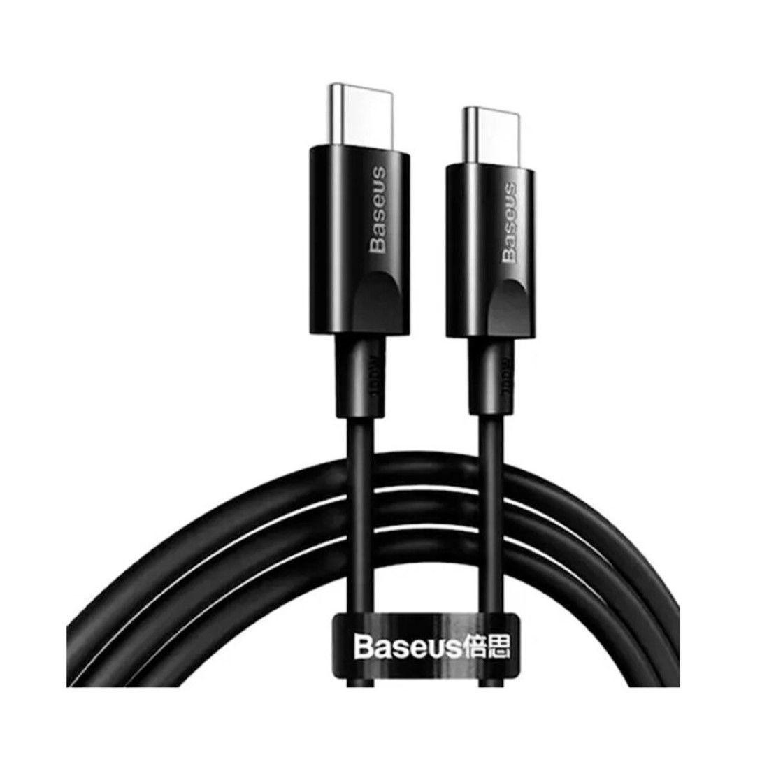 Cable Para Celular Usb C A Usb C 100w 1.5mts Negro Baseus-0