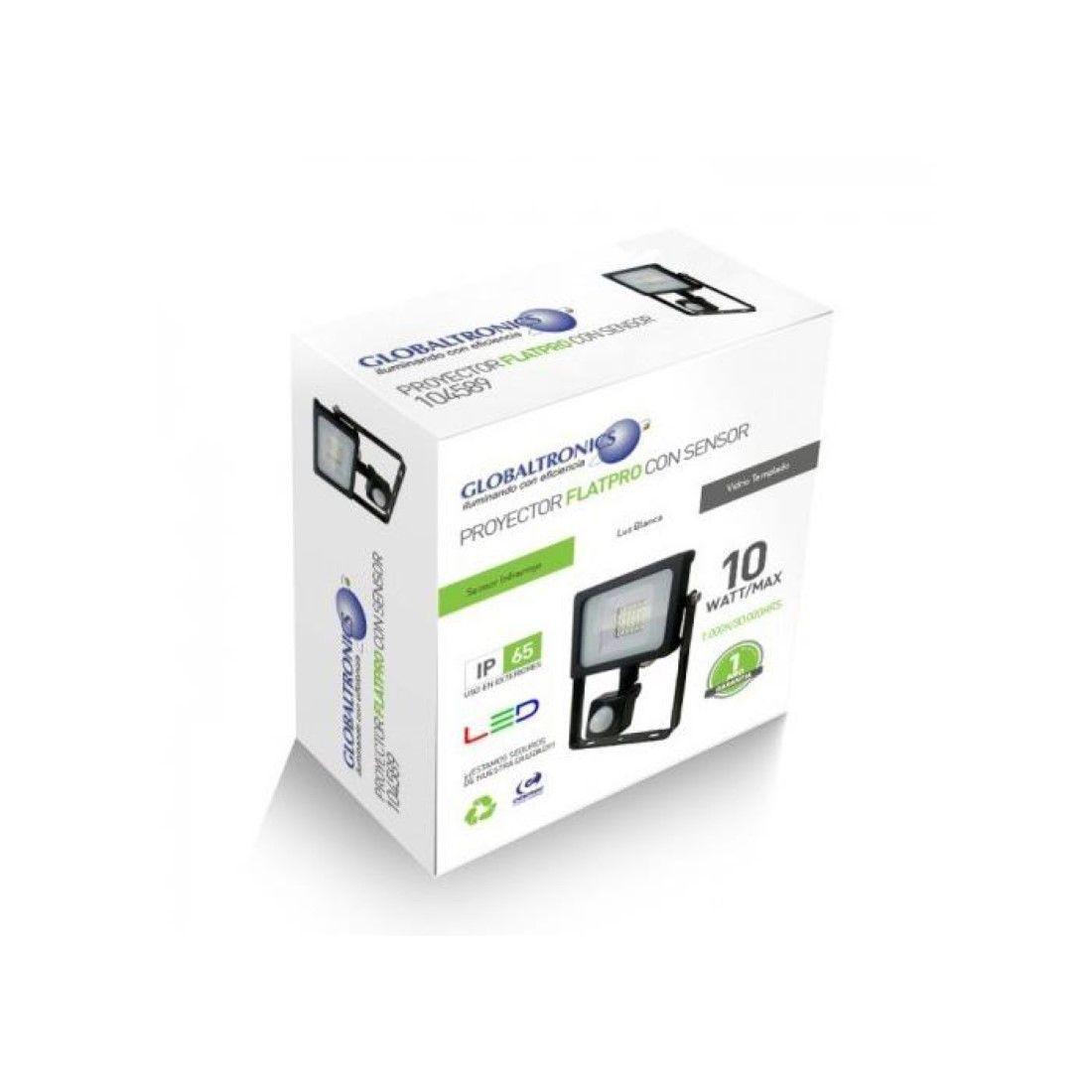 Foco Proyector Led Flatpro Sensor 30w 6000k Globaltronics-0