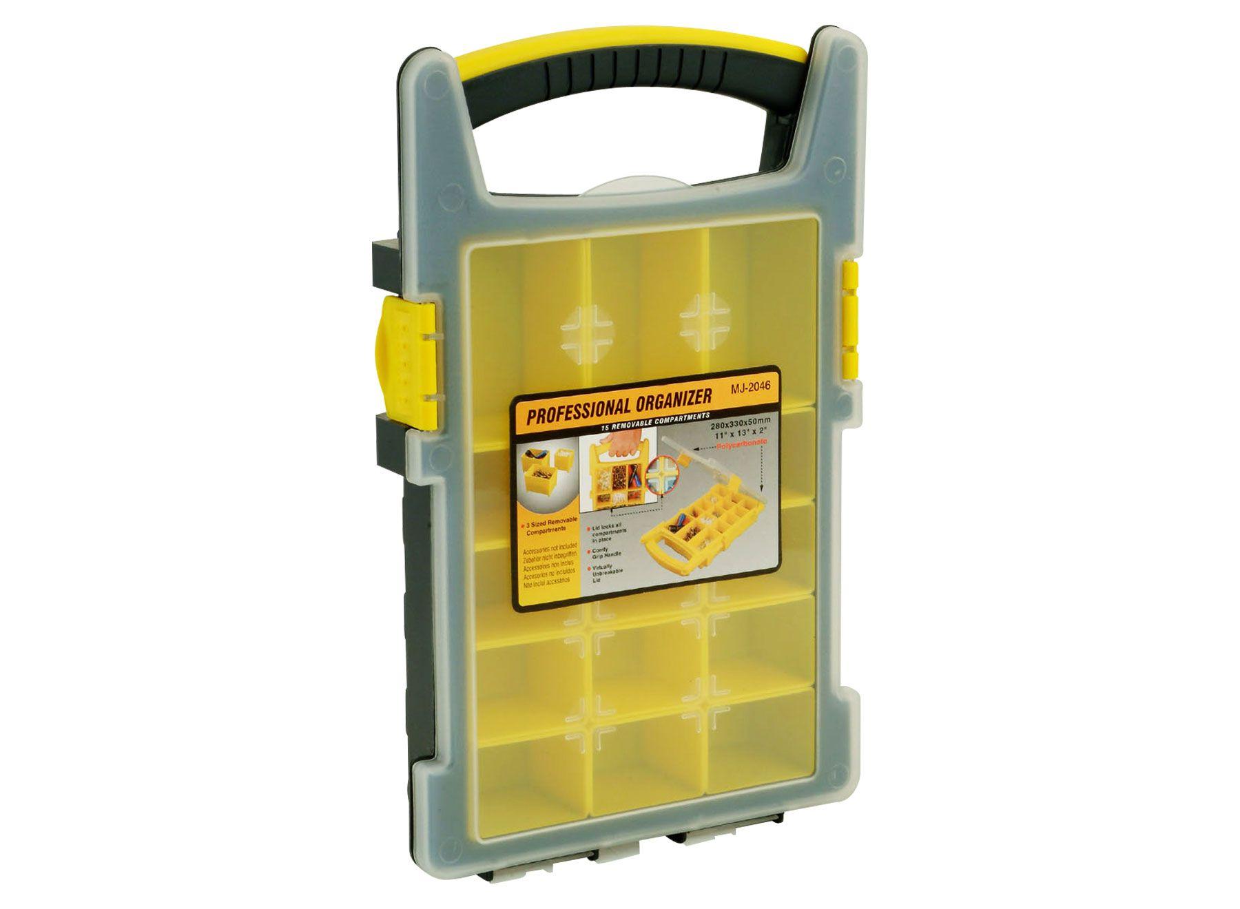 Organizador Portatil 33x6x21cm 15 compartimientos - RackExpress-0