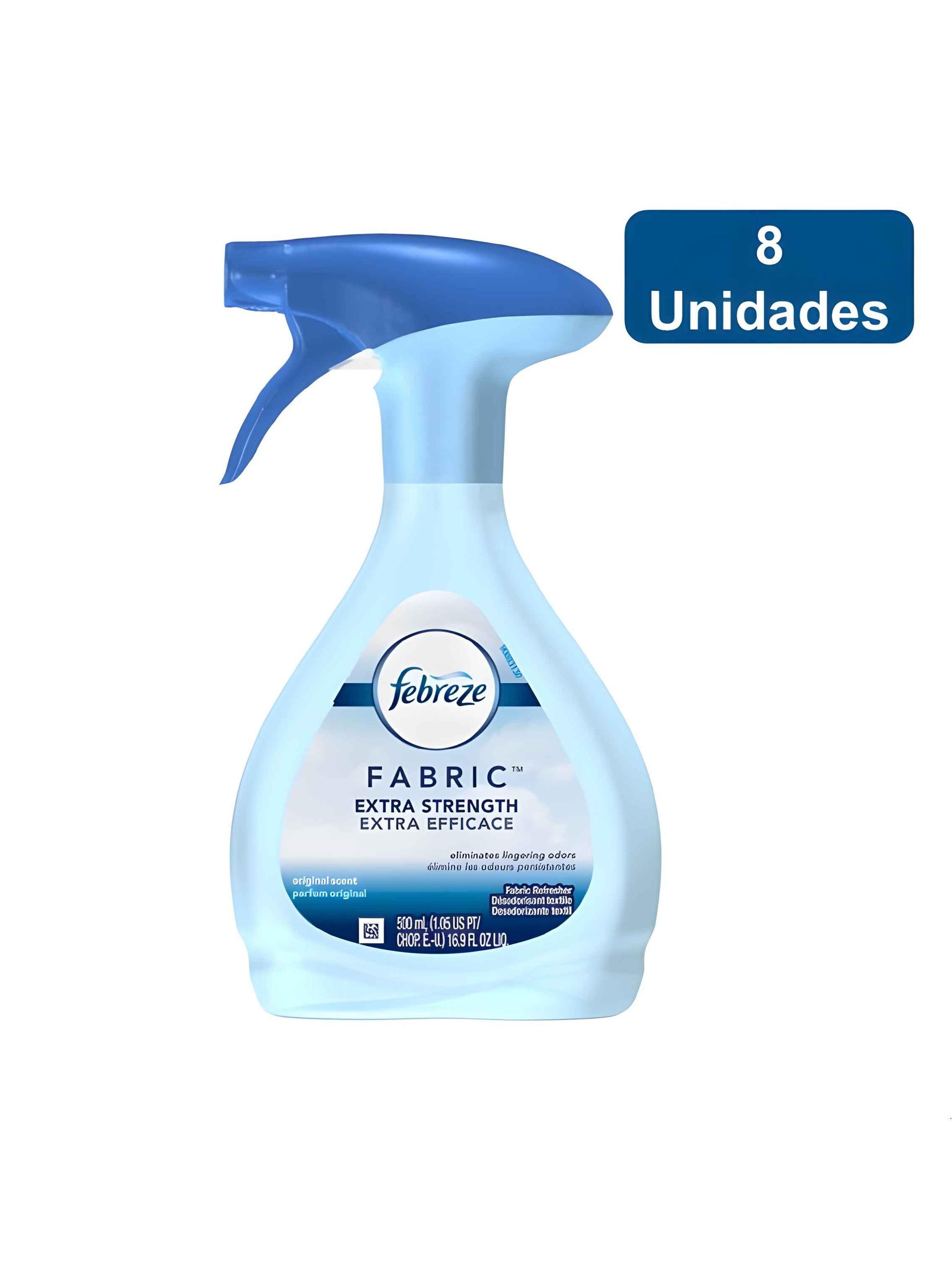 Telas Eliminador De Olores Fuerte 500ml X 8 Febreze-0