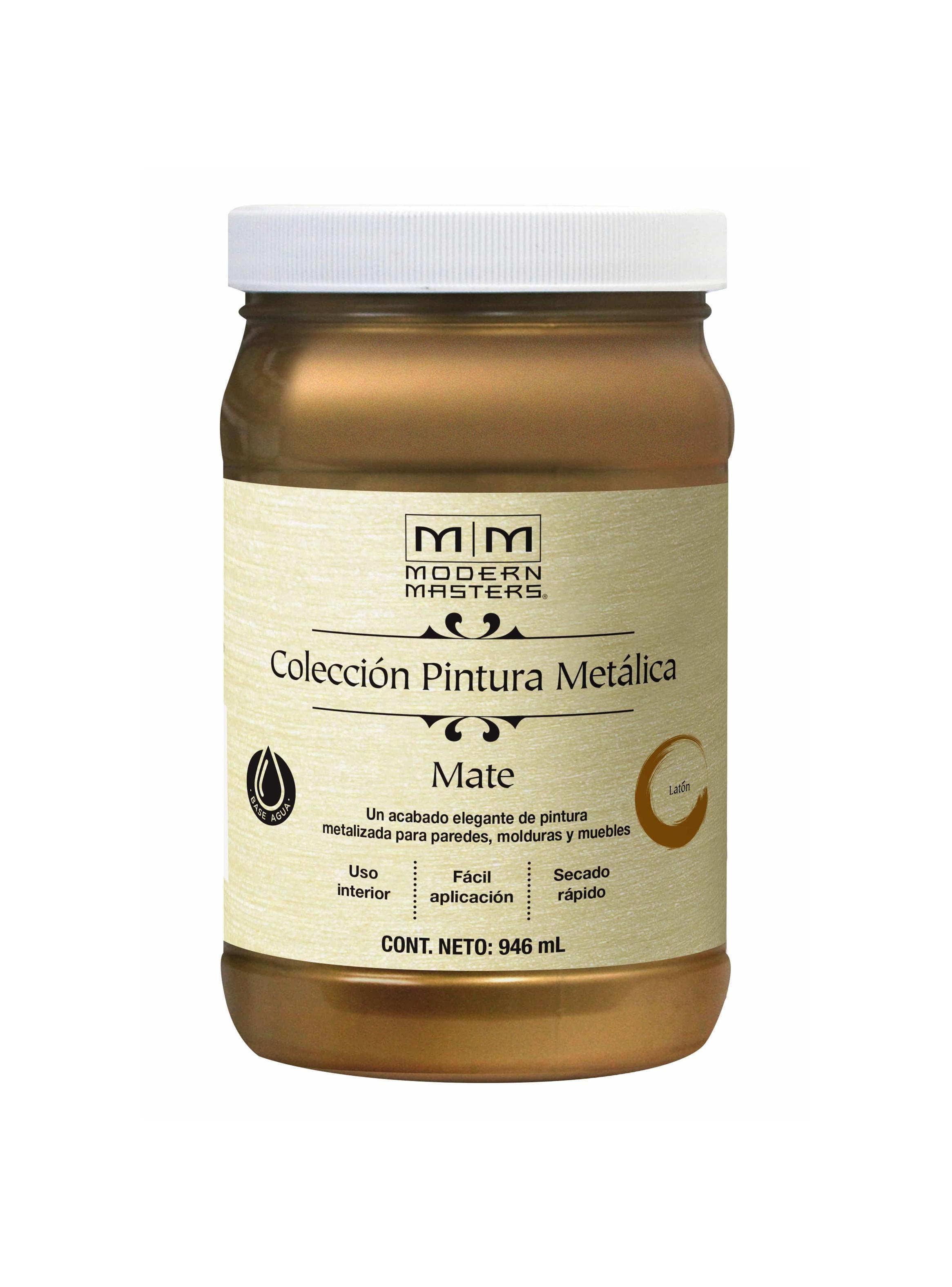 Pintura Metálica Mate 946ml Latón Modern Masters-0