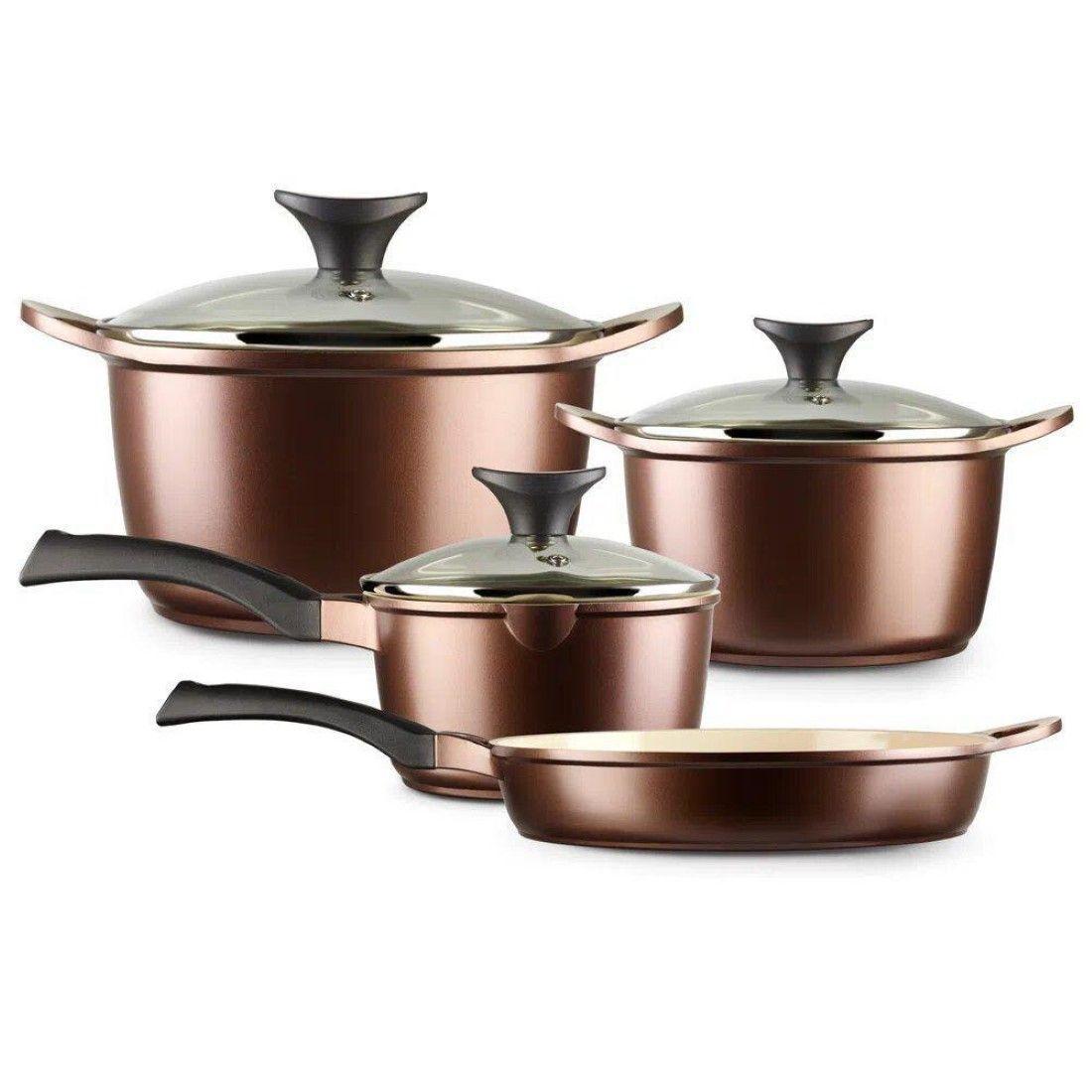 Batería De Cocina Antiadherente Ceramic 7 Piezas Ilko-0