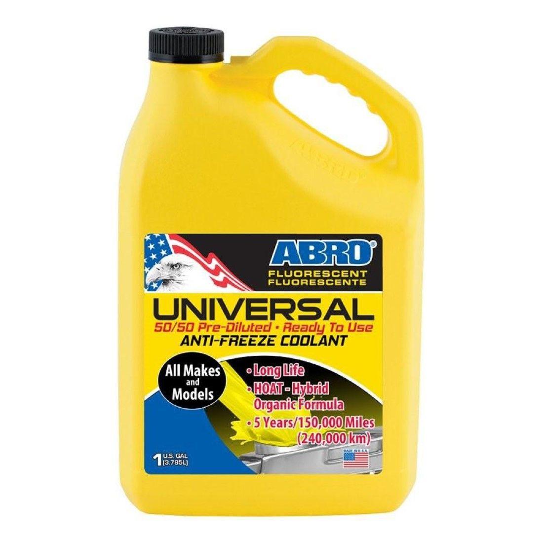 Refrigerante (coolant) Larga Duración 3.78lts Amarillo Abro-0