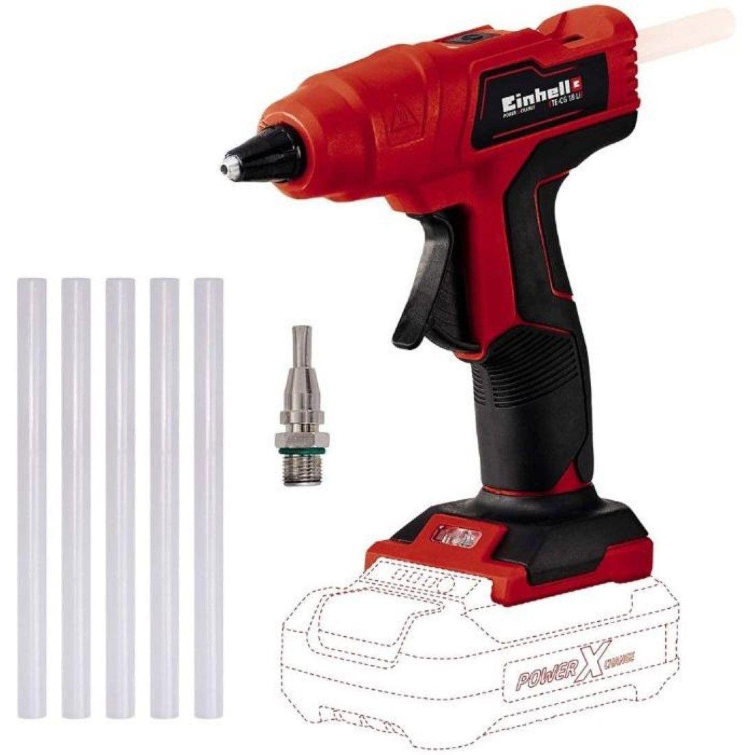 Einhell Pistola Silicona Inalámbrica 11mm Te-cg 18 Li-solo-0