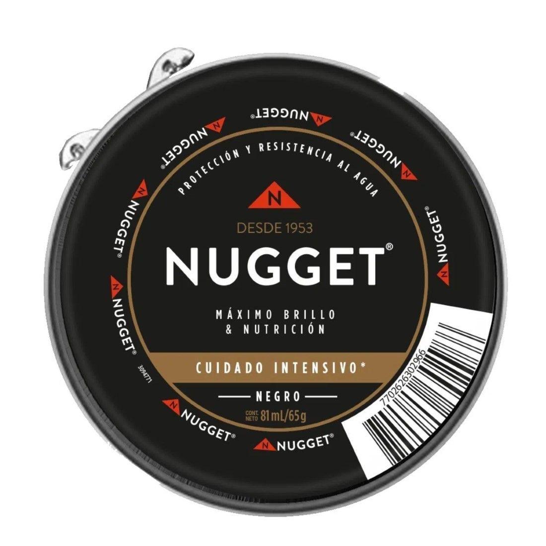 Pasta para zapatos Betún Negro 65grs Nugget-0