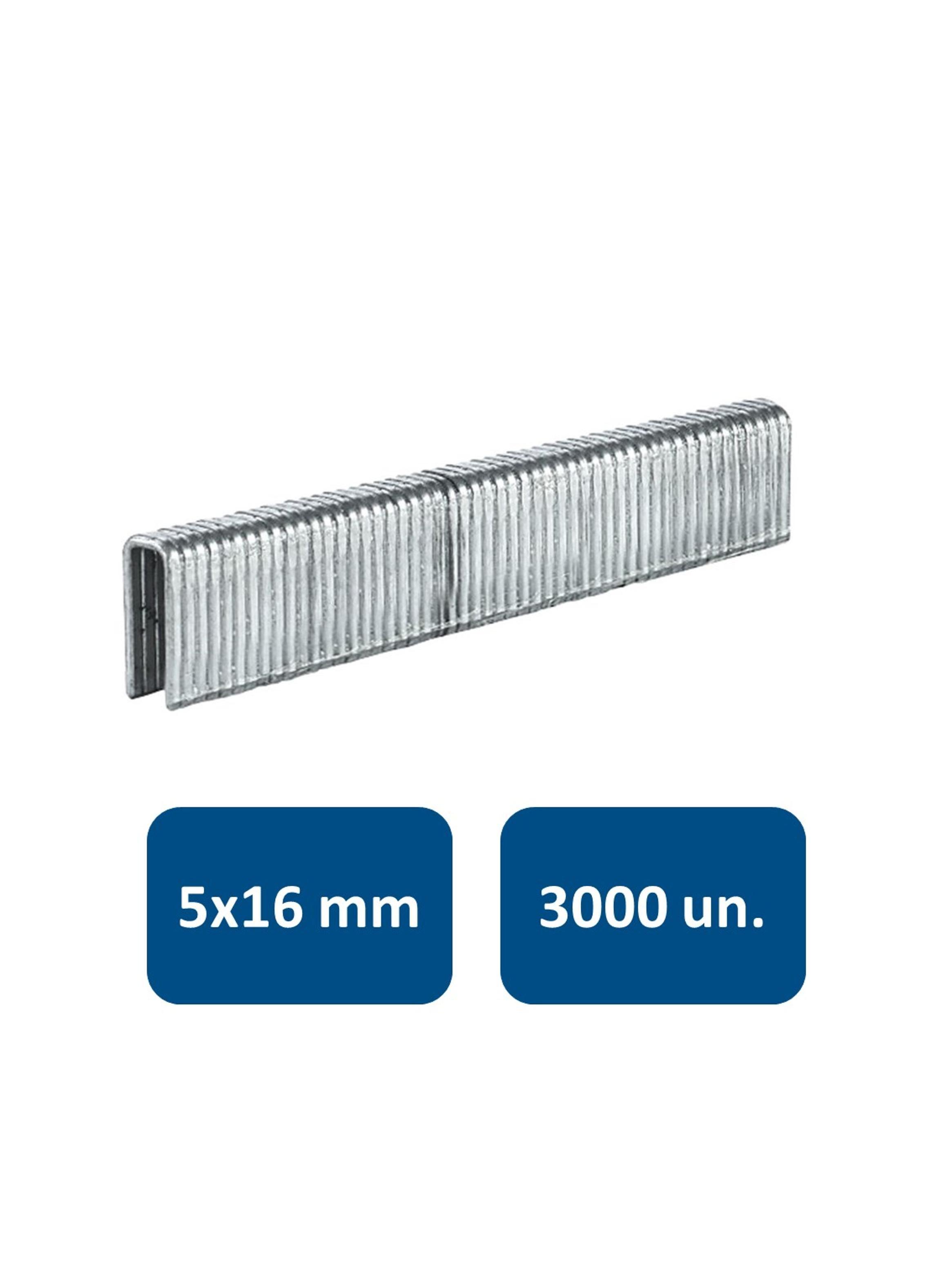 Grapas DTA 25/2 3000un 5x16mm Einhell-0