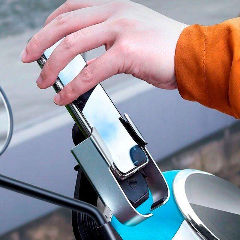 Soporte De Celular Para Moto O Bicicleta Armor Negro Baseus-1