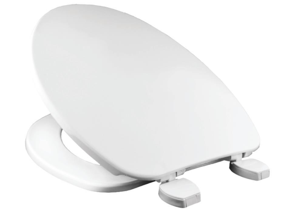 Bemis Asiento Wc De Plastico Ajustable Ovalado-1