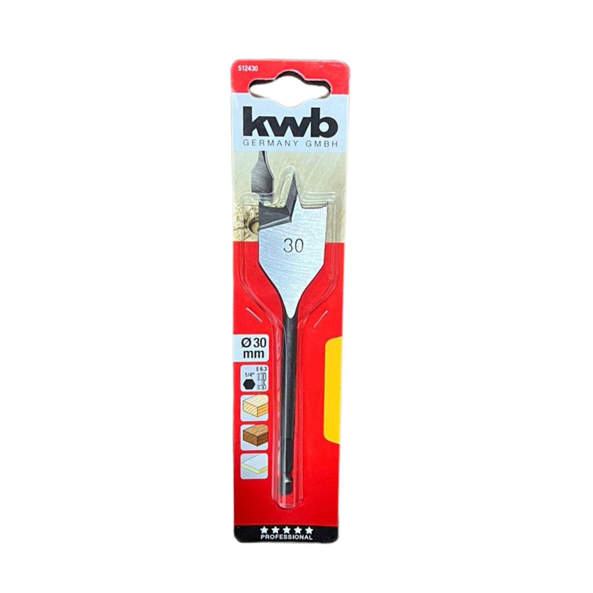 Broca Paleta para Madera 30mm - KWB-0