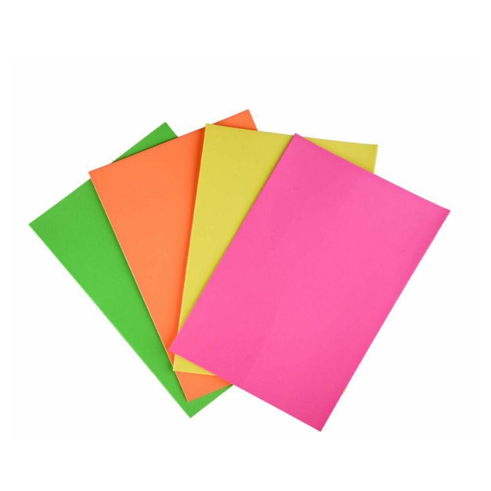 Goma Eva Flúor autoadhesiva 6 pliegos 20x30cms Torre-1