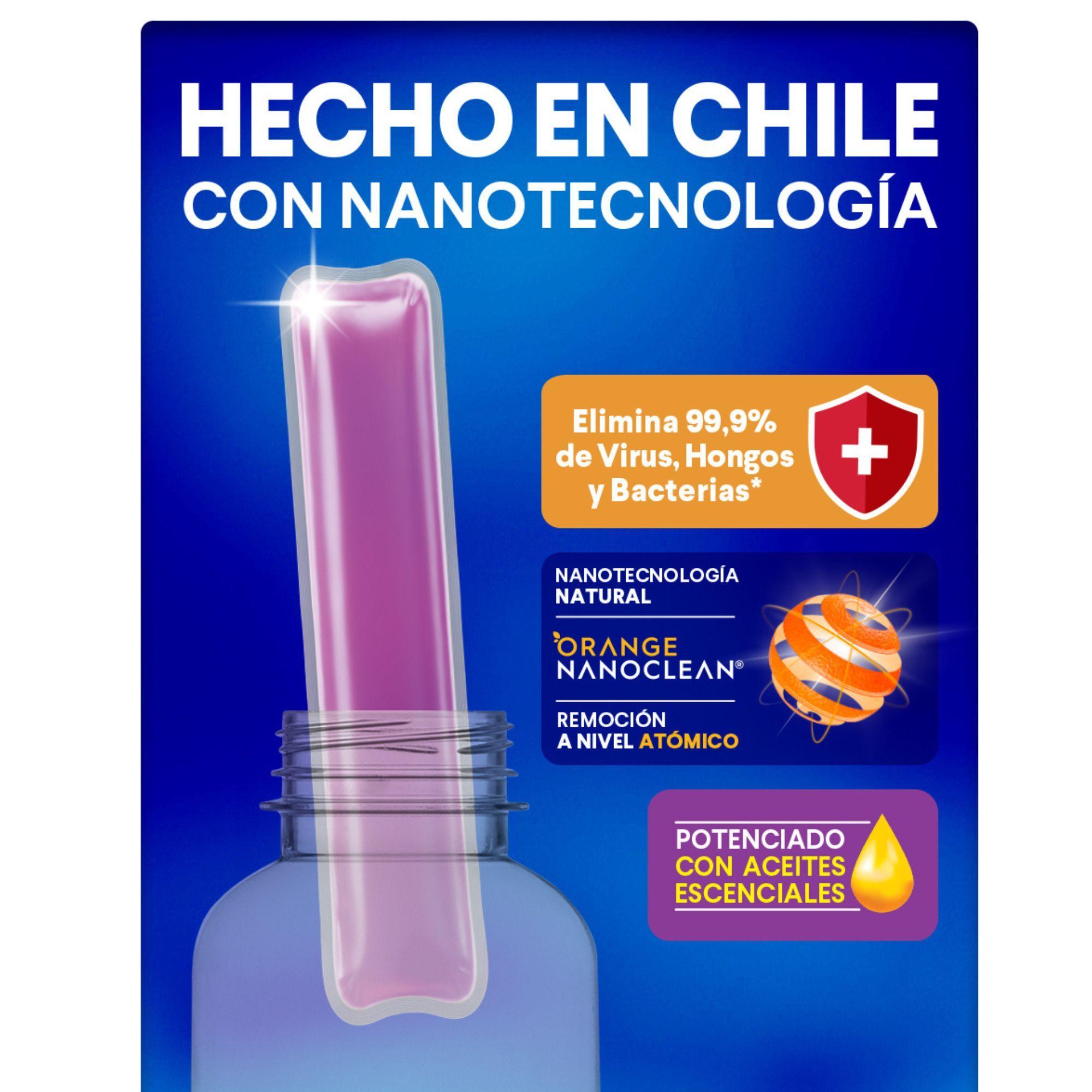 Limpiapisos Desinfectante Kit de inicio Lavanda 1lt+Recarga-2